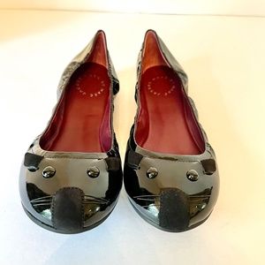 Marc by Marc Jacobs Sachetto Mouse Flats black- 38.5/8.5 -patent leather